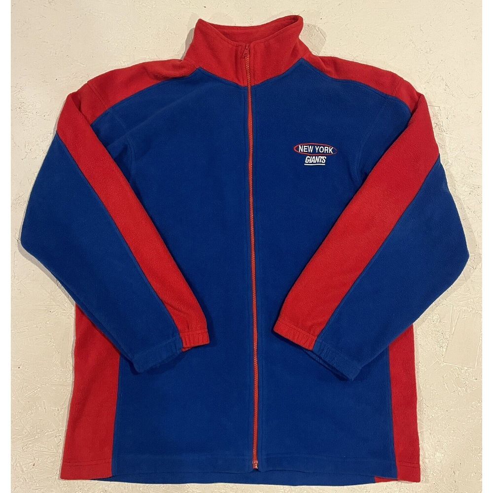 Vintage Knights Athletic‎ New York Giants Fleece Full Zip Jacket Embroidered L
